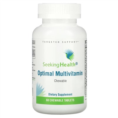 Seeking Health, Optimal Multivitamin, 60 жевательных таблеток