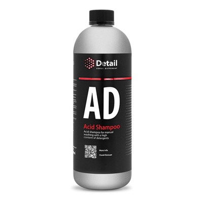 Автошампунь Detail вторая фаза AD Acid Shampoo, кислотный, 1 л 527373h