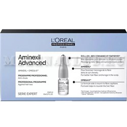 L`Oreal Ампулы против выпадения волос Aminexil Advanced 10*6 мл.