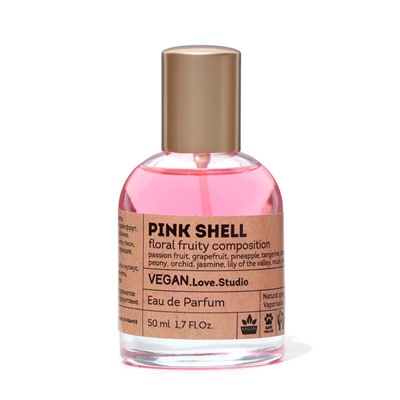 Парфюмерная вода женская Vegan Love Studio Pink Shell, 50 мл (по мотивам Bombshell by victoria´s (V.Secret)