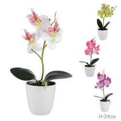 Цветочная композиция Орхидея 24 см / FH467A /уп 24/144/без индивидуальной упаковки