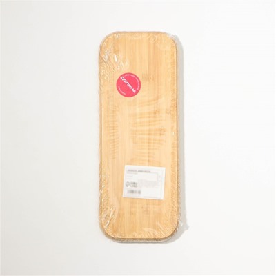 Блюдо для подачи Доляна Striata, прямоугольное, 26×10 см, бамбук