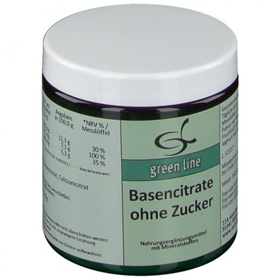 green (грин) line Basencitrate ohne Zucker 160 г