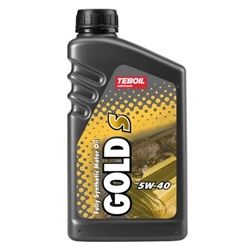 Масло моторное TEBOIL Gold S 5W-40, синтетическое, 1 л