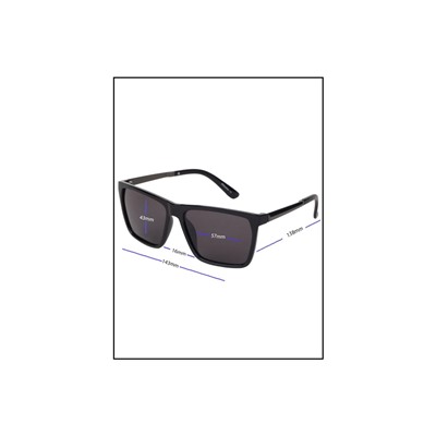 Солнцезащитные очки Keluona P093 C1 Черный Глянцевый