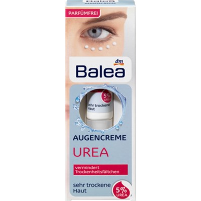Balea (Балеа) Urea Augencreme крем для глаз с мочевиной 5% и пантенолом для очень сухой кожи, 15 мл