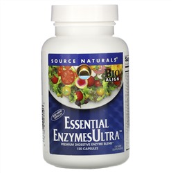 Source Naturals, Essential EnzymesUltra, 120 капсул