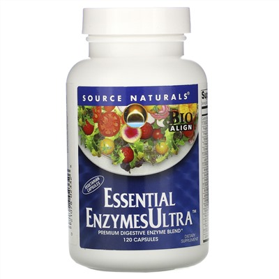 Source Naturals, Essential EnzymesUltra, 120 капсул