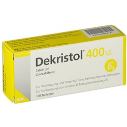 Dekristol (Декристол) 400 I.E. 100 шт