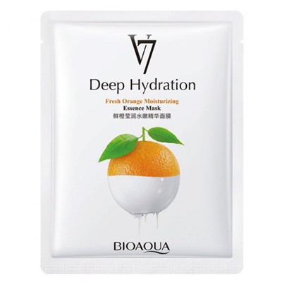 Маска для лица Bioaqua V7 Deep Hydration Fresh Orange