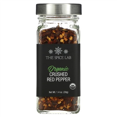 The Spice Lab, Органический измельченный красный перец, 39 г (1,4 унции)