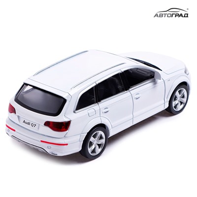 Машина металлическая AUDI Q7 V12, 1:32, инерция, открываются двери, цвет белый