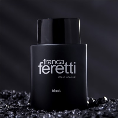 Туалетная вода мужская Franca Feretti Black, 100 мл