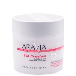 406662 ARAVIA Organic Скраб для тела с гималайской солью Pink Grapefruit, 300 мл /360 г/8