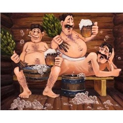«Мужики в бане»