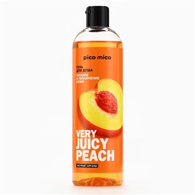 Гель для душа Very juicy peach, 400 мл, аромат персика, PICO MICO