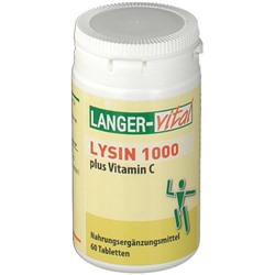 Lysin (Лисин) 1000 + Vitamin C 60 шт