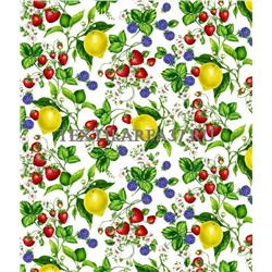 Скатерть рогожка "Лимоны" 150 х 180 см