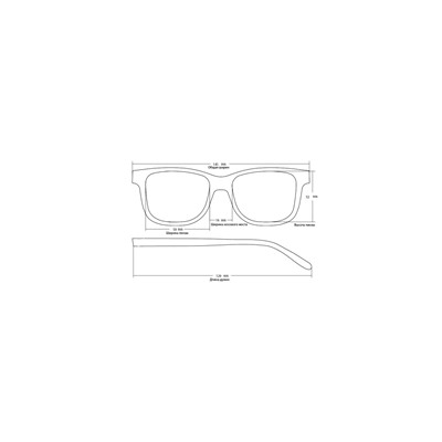 Солнцезащитные очки Loris 8803 Розовые Золотистые