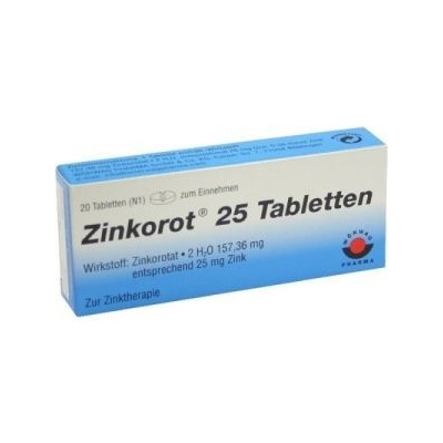 Zinkorot 25 Tabletten (20 шт.) Цинкорот Таблетки 20 шт.