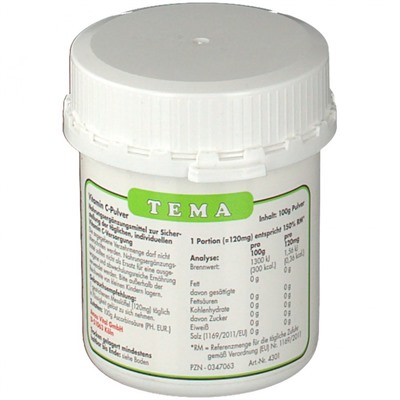 TEMA (ТЕМА) Vitamin C Pulver 100 г