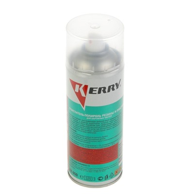 Очиститель-полироль пластика Kerry для наружных частей, 520 мл, аэрозоль