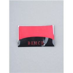 Салфетки для очков TAO №01 в индивидуальной упаковке Красный