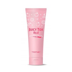 ЦЕНА СНИЖЕНА! СРОК! Пенка для умывания TRIMAY Juicy Tox Red Cleansing Foam (120 мл)