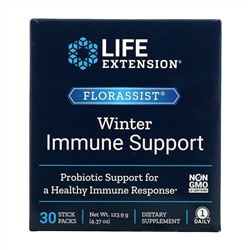 Life Extension, FLORASSIST Winter Immune Support, 30 стиков