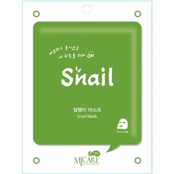 Тканевая маска для лица On snail mask с муцином улитки, 22 гр