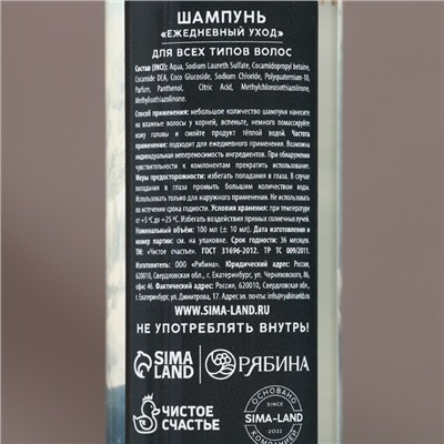 Подарочный набор косметики «Сильному духом», гель для душа и шампунь для волос, 2 х 100 мл, Новый Год