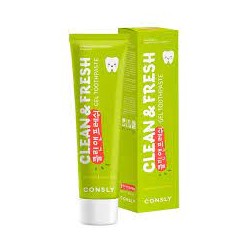 CNS Toothpaste Паста зубная гелевая Clean&Fresh с экстрактами бамбука и зеленого чая Bamboo & Green Tea Gel Toothpaste, 105г