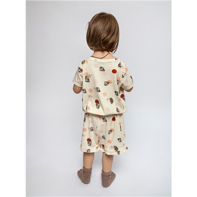Детская пижама для девочек "Индефини" (Арт.954000-1039GTD) 4