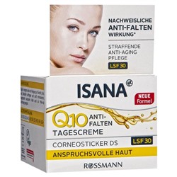 Isana Revital Q10 LSF 30 Tagescreme Дневной крем для лица, антивозрастной, 50 г
