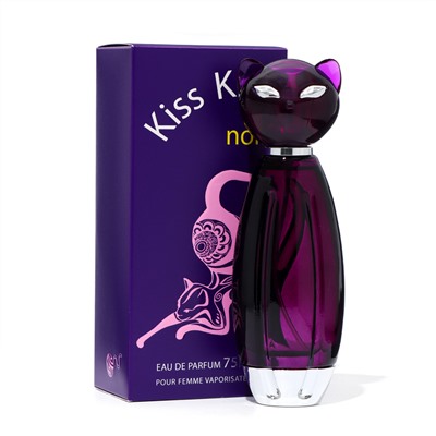 Парфюмерная вода женская Kiss Kiss Noire, 75 мл (по мотивам La Vie Est Belle (Lancome)