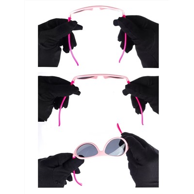 Солнцезащитные очки детские Keluona T1769 C6 Светло-Розовый Розовый