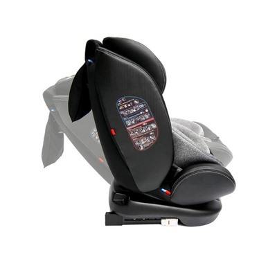 Детское автокресло Amarobaby ST-3, Isofix класс D, группа 0+/1/2/3, цвет серый