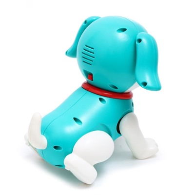 Собака «Тобби», световые и звуковые эффекты, ходит, работает от батареек, цвет МИКС, в пакете