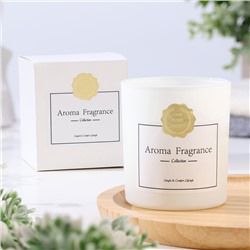 Свеча ароматическая в стакане "Aroma candle", 7х8 см, английская груша и фрезия