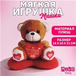 Мягкая игрушка «Нежная», мишка, цвета МИКС