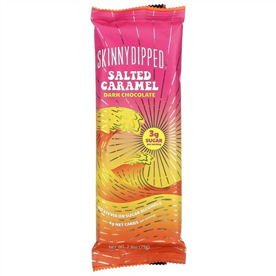 SkinnyDipped, Соленая карамель, темный шоколад, 79 г (2,8 унции)