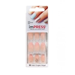 Твердый лак Kiss Impress Manicure Accent Symphony BIPA010 «Розовый закат», длина короткая