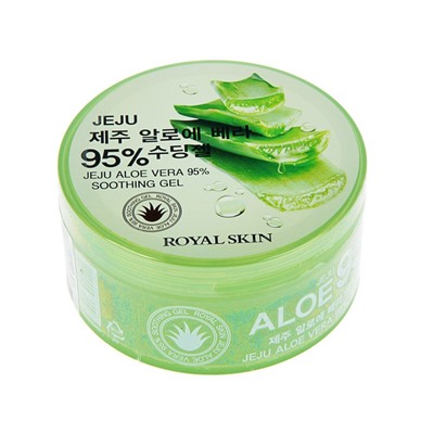 Многофункциональный гель для лица и тела с 95% содержанием Aloe Royal Skin, 300 мл