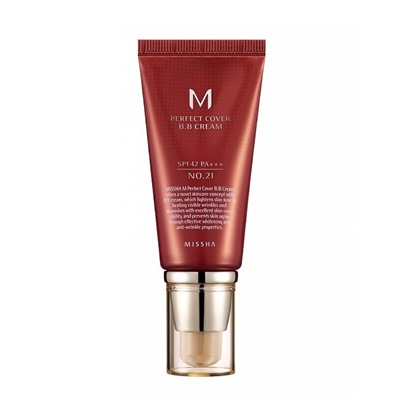ВВ-крем для всех типов кожи Missha M Perfect Cover BB Cream SPF42/PA +++(50 мл)21 тон