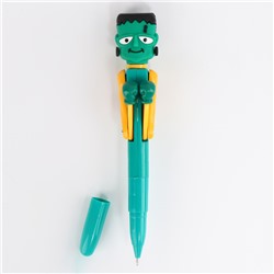 Ручка-прикол «Зелёный человечек», боксер, синяя паста