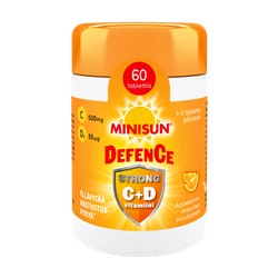 Витамины Minisun Defense Strong Vitamin C + D 60 таб