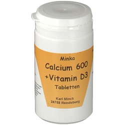 Calcium (Кальциум) 600mg + D3 Tabletten 60 шт