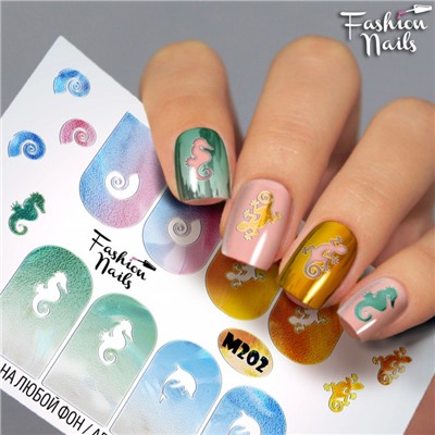 Fashion Nails, Слайдер-дизайн M202