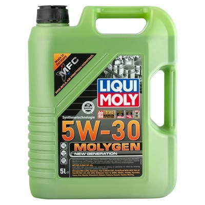 Масло моторное LiquiMoly Molygen New Generation 5W-30 SP GF-6A, НС-синтетическое, 5 л