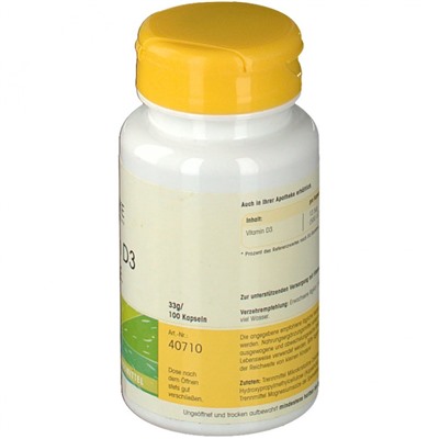 WARNKE (ВЭЙРНК) Vitamin D3 500 I.E. 100 шт